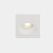 RECESSED WALL LIGHTING IP66 BAT SQUARE OVAL LED 3 3000K ON-OFF WHITE 77LM