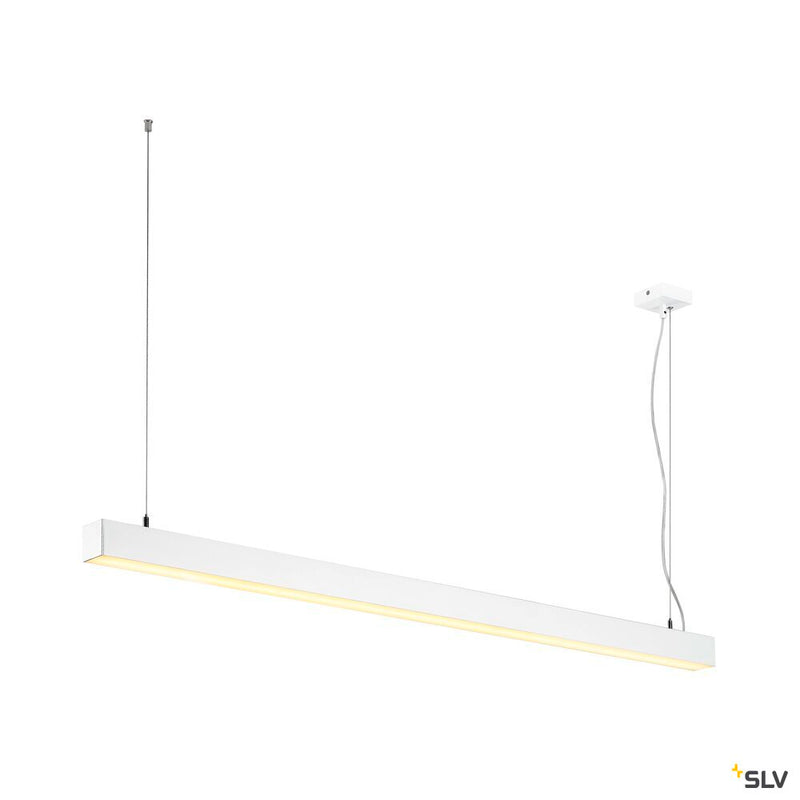 SLV 1001310 Q-LINE DALI SINGLE LED, pendant, dimmable, 1500 mm, white