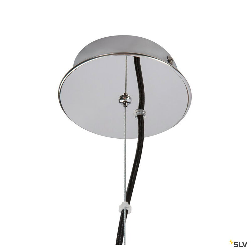 SLV 1003444 PANTILO CONVEX 40, indoor pendant E27 chrome
