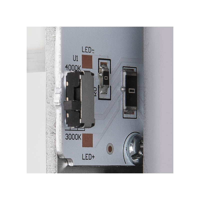 Pema® Outdoor Led Surface-mounted Wall Light Black Cct Switch 3000/4000k