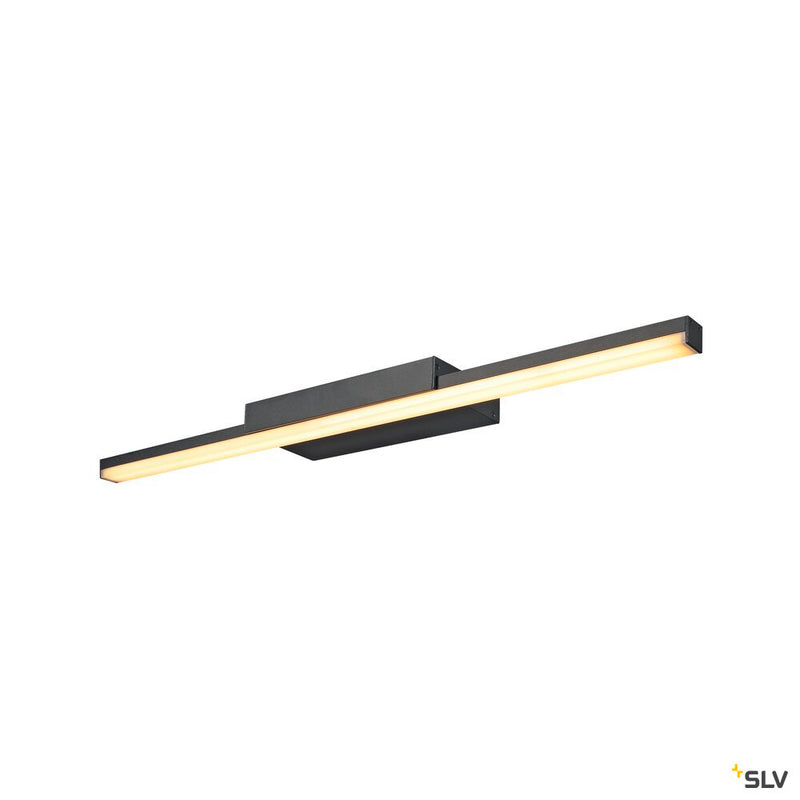 SLV 1003506 GLENOS® 60, indoor LED mirror light black CCT switch 3000/4000 K