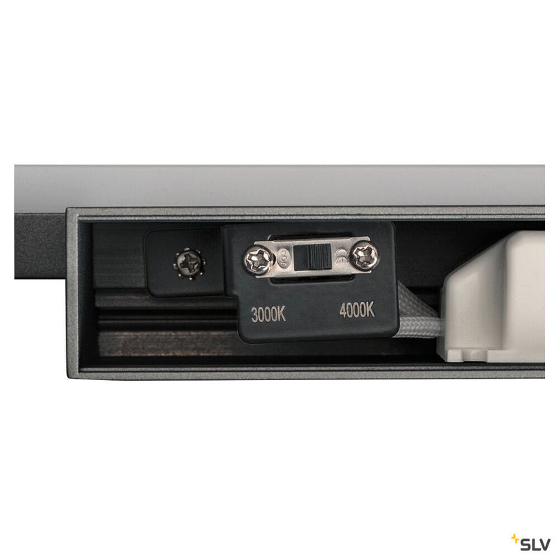 SLV 1003506 GLENOS® 60, indoor LED mirror light black CCT switch 3000/4000 K