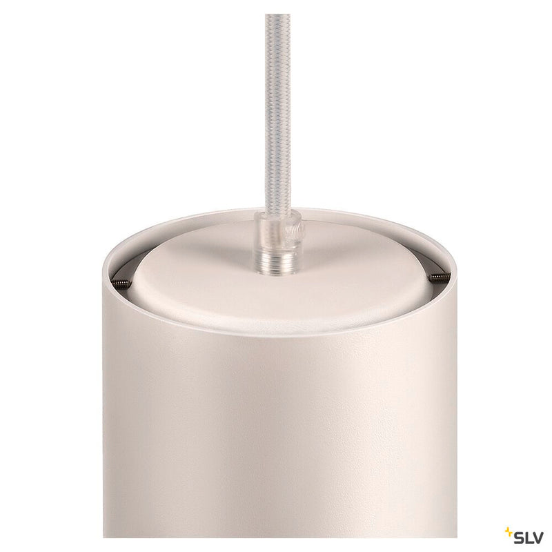 SLV 1004247 NUMINOS® M PD, PHASE, Pendant light, pendant length 250 cm, 2700 K, 14 Watt, 36°, trailing edge, matt white / matt black