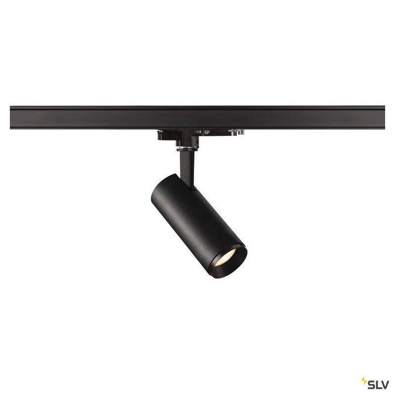 SLV 1004372 NUMINOS® S 3Ph., DALI, 3~ Spotlight, cylindrical, 3000 K, 7.8 Watt, DALI, 60°, matt black