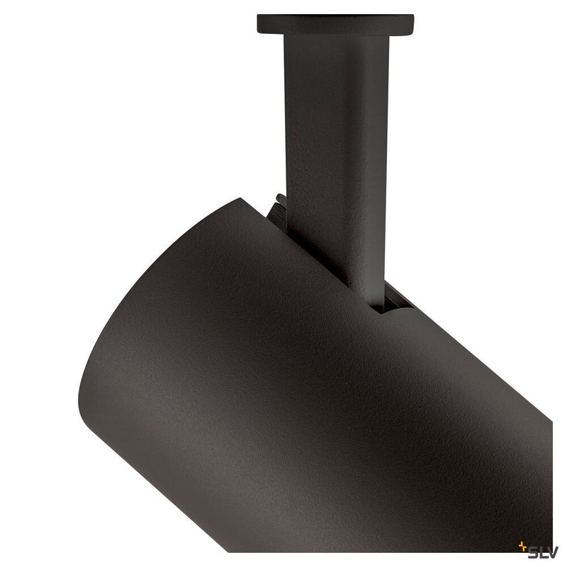 SLV 1004372 NUMINOS® S 3Ph., DALI, 3~ Spotlight, cylindrical, 3000 K, 7.8 Watt, DALI, 60°, matt black