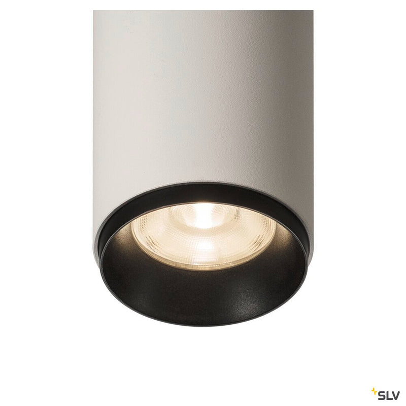 SLV 1004528 NUMINOS® M CL, DALI, Surface-mounted ceiling light, 4000 K, 13 Watt, DALI, 60°, matt white / matt black