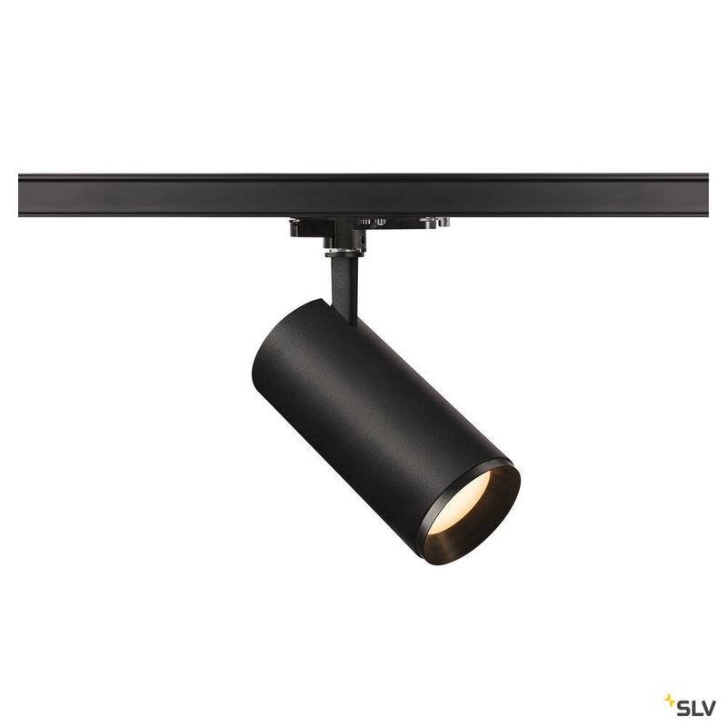 SLV 1004564 NUMINOS® L 3Ph., DALI, 3~ Spotlight, cylindrical, 3000 K, 19 Watt, DALI, 60°, matt black