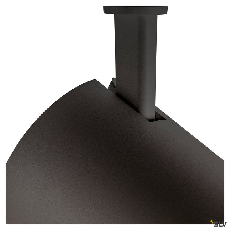 SLV 1004564 NUMINOS® L 3Ph., DALI, 3~ Spotlight, cylindrical, 3000 K, 19 Watt, DALI, 60°, matt black