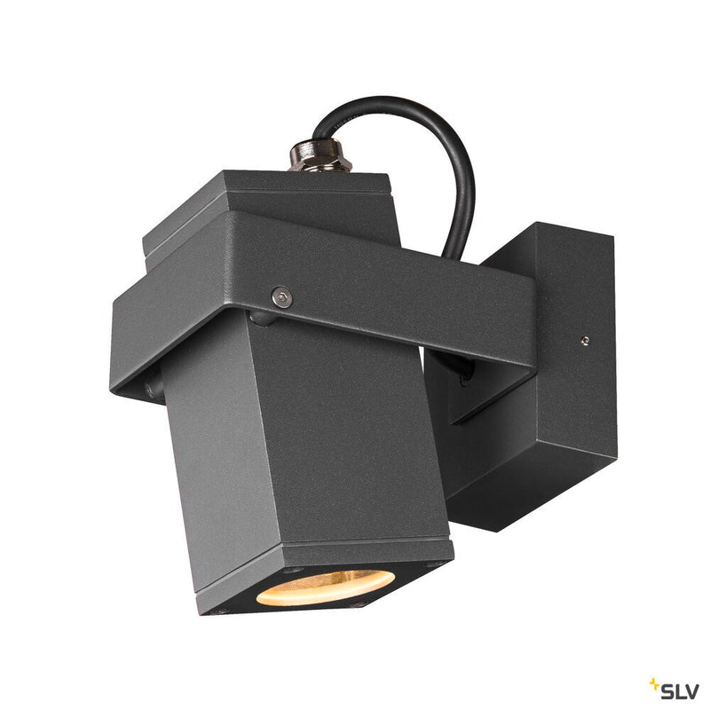 SLV 1004653 THEO BRACKET CW, outdoor wall and ceiling-mounted light QPAR51 anthracite