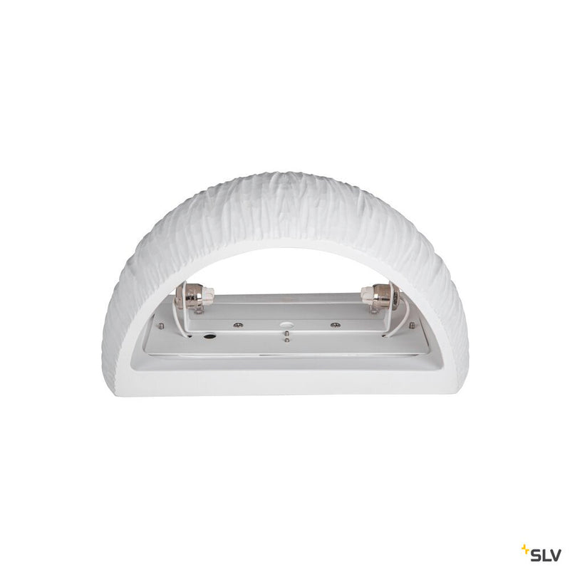 SLV 1004732 PLASTRA WL CURVED CURTAIN, Indoor wall-mounted light QT-DE12 white