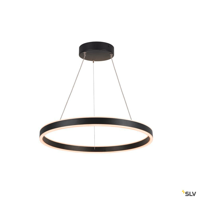 SLV 1004759 ONE 60 PD PHASE UP/DOWN, Indoor LED pendant light black CCT switch 2700/3000 K