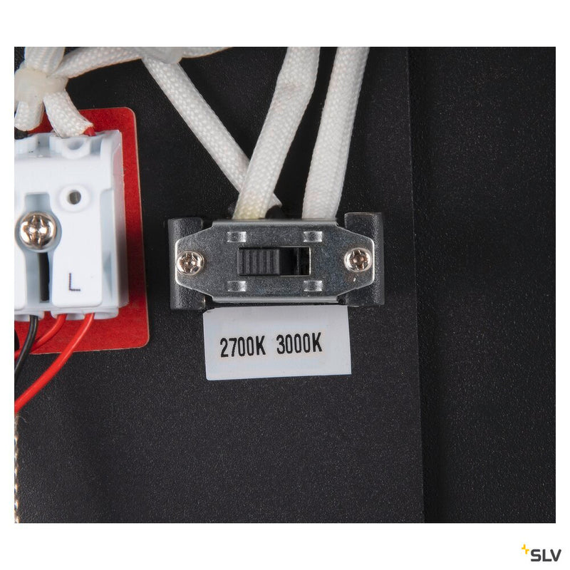 SLV 1004765 ONE DOUBLE PD PHASE UP/DOWN, Indoor LED pendant light black CCT switch 2700/3000 K