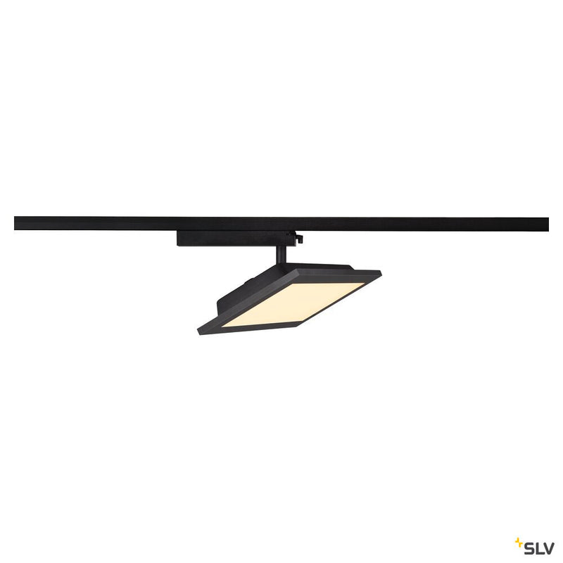 SLV 1004933 PANEL TRACK square 150x300 mm, 1-phase spot, black, 18 W 3000 K