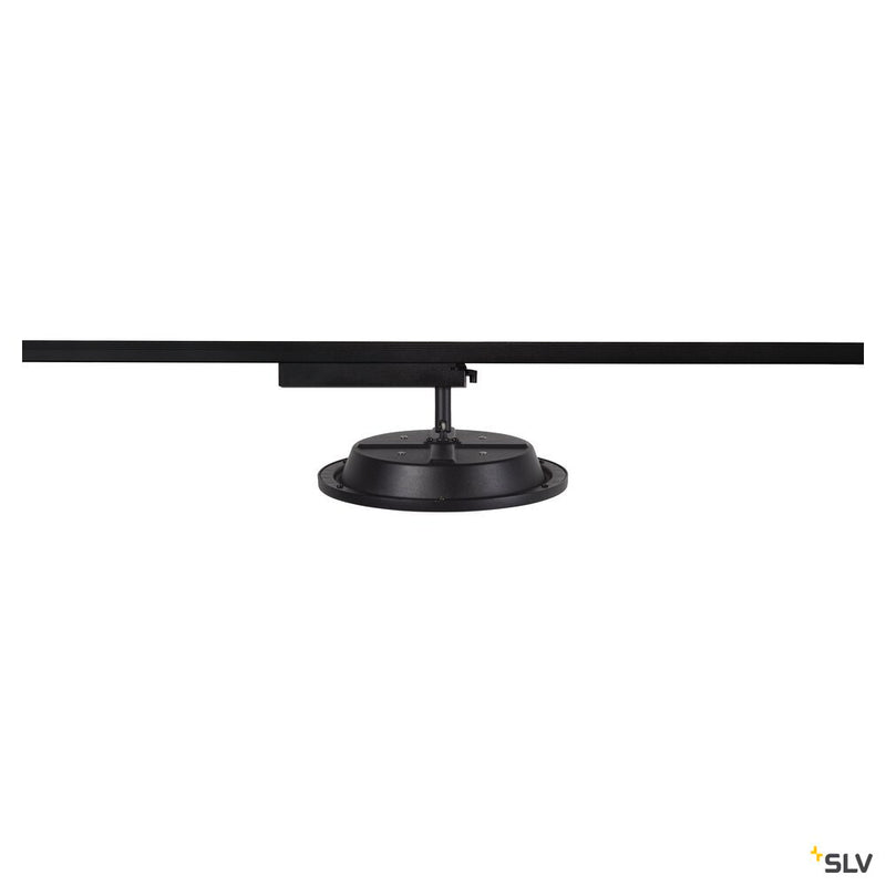 SLV 1004935 PANEL TRACK round 200 mm, 1-phase spot, black, 18 W 3000 K