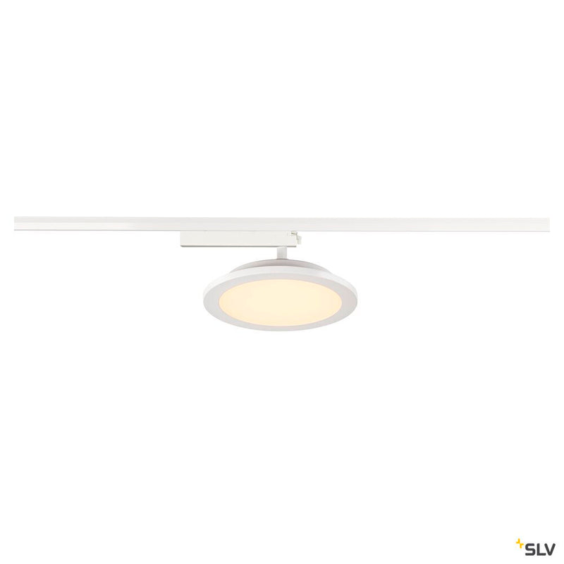 SLV 1004936 PANEL TRACK round 200 mm, 1-phase spot, white, 18 W 3000 K