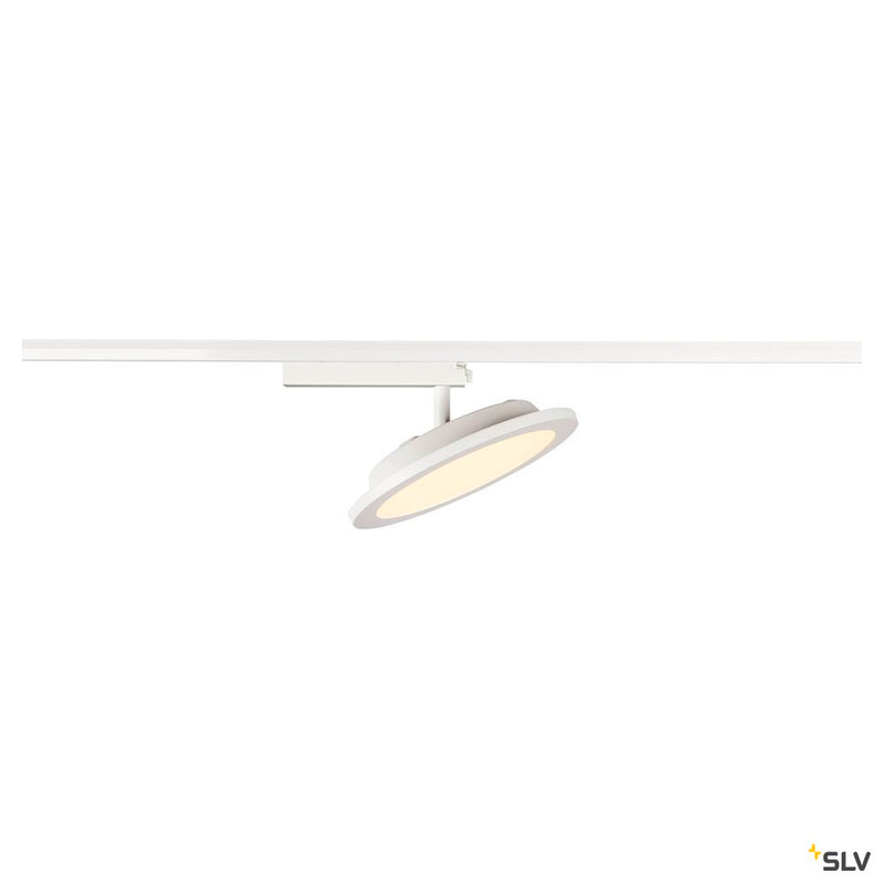 SLV 1004936 PANEL TRACK round 200 mm, 1-phase spot, white, 18 W 3000 K