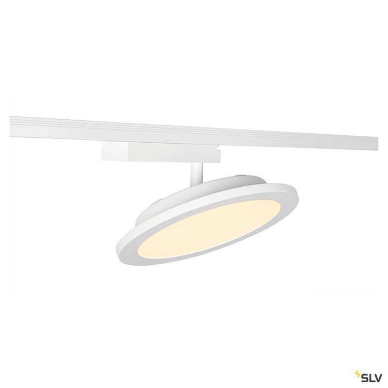 SLV 1004936 PANEL TRACK round 200 mm, 1-phase spot, white, 18 W 3000 K