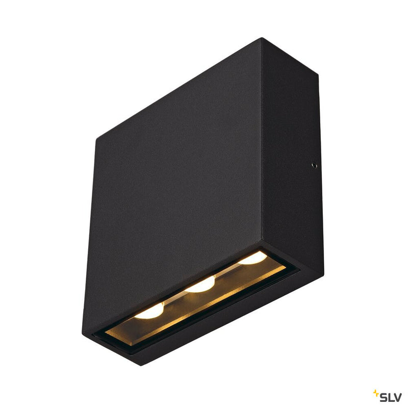 SLV 1005126 BIG QUAD UP/DOWN WL, wall light, anthracite