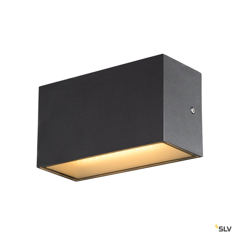 SLV 1005151 SITRA M WL UP/DOWN, outdoor LED wall-mounted light, anthracite, CCT switch 3000/4000 K