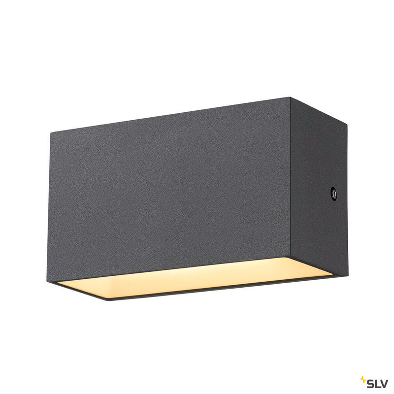 SLV 1005151 SITRA M WL UP/DOWN, outdoor LED wall-mounted light, anthracite, CCT switch 3000/4000 K
