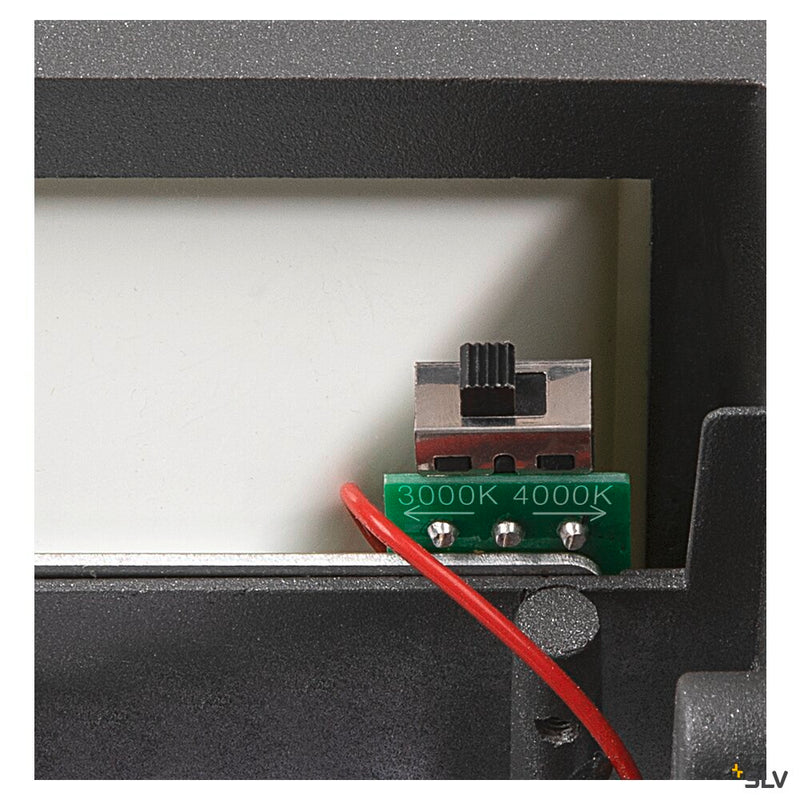 SLV 1005151 SITRA M WL UP/DOWN, outdoor LED wall-mounted light, anthracite, CCT switch 3000/4000 K