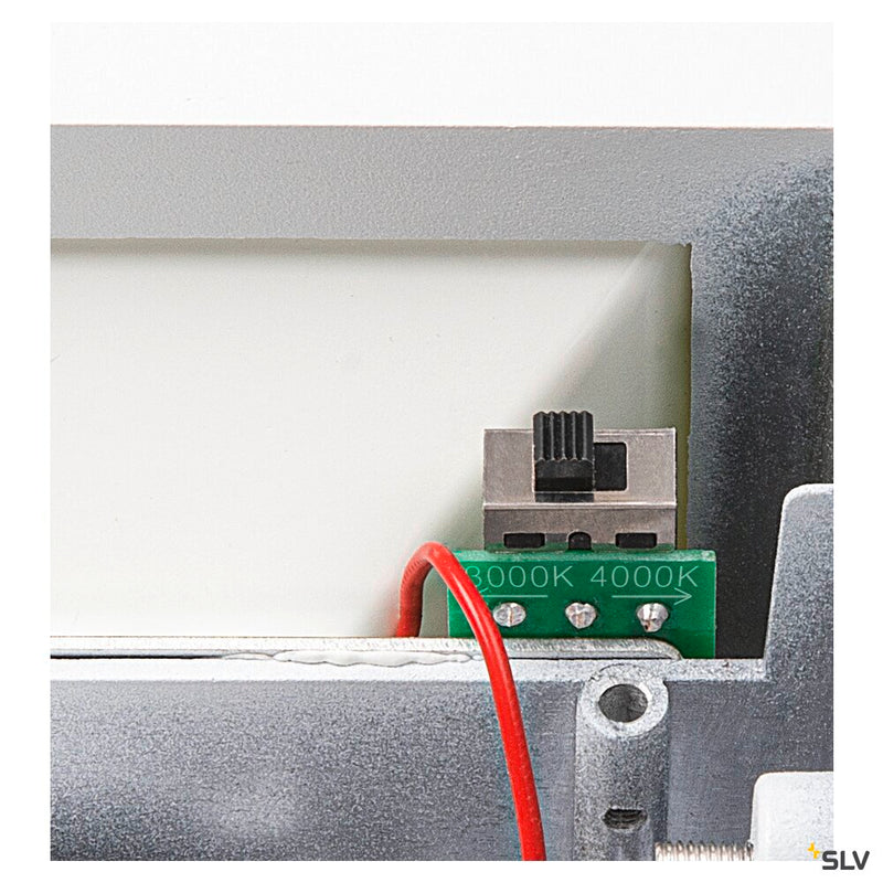 SLV 1005153 SITRA M WL UP/DOWN, LED outdoor wall-mounted light, white, CCT switch 3000/4000 K, IP 65