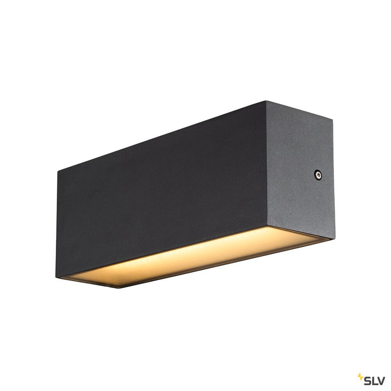 SLV 1005155 SITRA L WL UP/DOWN, outdoor LED wall-mounted light, anthracite, CCT switch 3000/4000 K