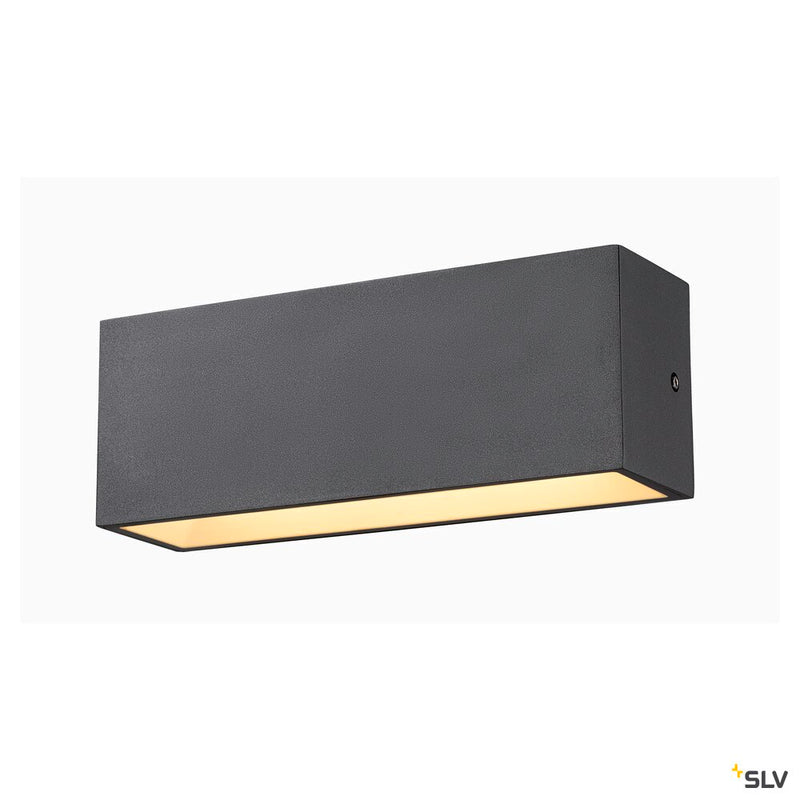 SLV 1005155 SITRA L WL UP/DOWN, outdoor LED wall-mounted light, anthracite, CCT switch 3000/4000 K