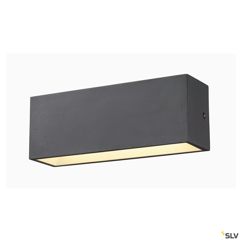 SLV 1005155 SITRA L WL UP/DOWN, outdoor LED wall-mounted light, anthracite, CCT switch 3000/4000 K