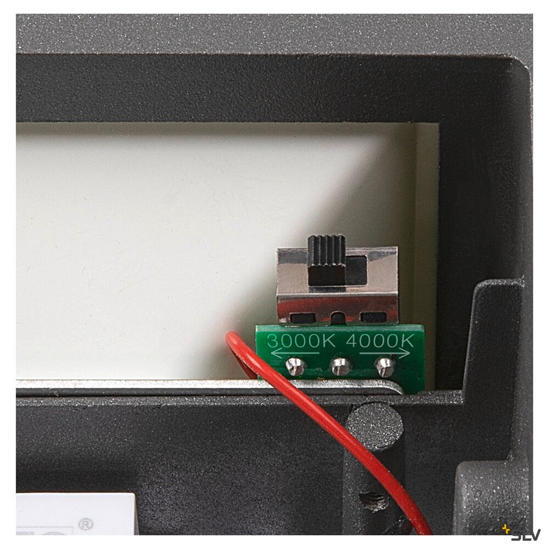 SLV 1005155 SITRA L WL UP/DOWN, outdoor LED wall-mounted light, anthracite, CCT switch 3000/4000 K