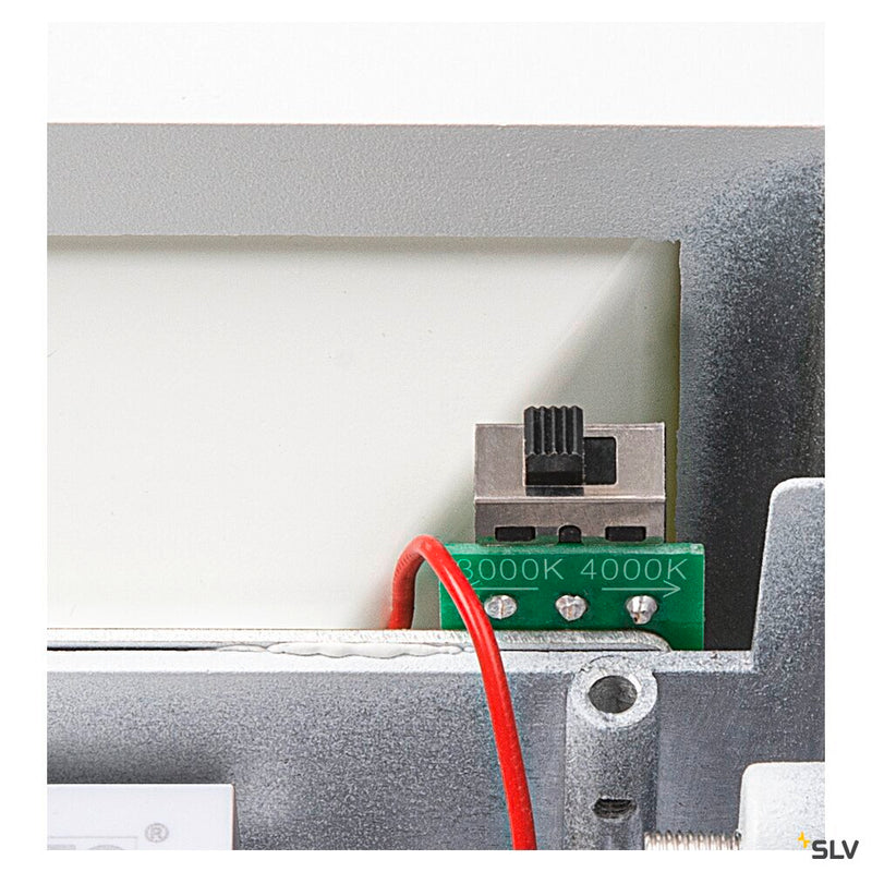 SLV 1005156 SITRA L WL UP/DOWN, LED outdoor wall-mounted light, white, CCT switch 3000/4000 K