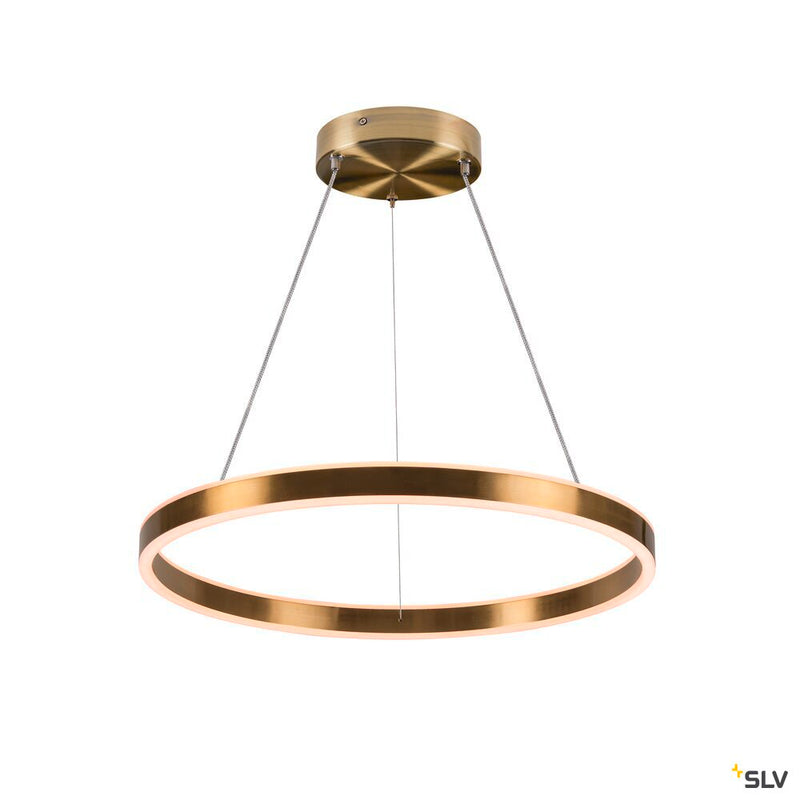 SLV 1005177 ONE 60 PD PHASE up/down, brass pendant light,24 W 2700/3000 K 130°
