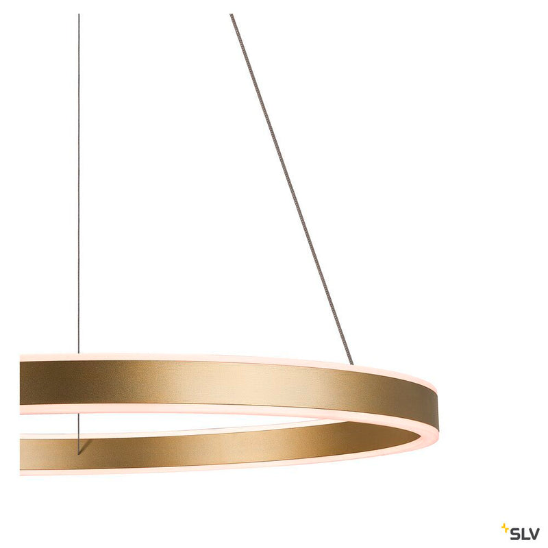 SLV 1005177 ONE 60 PD PHASE up/down, brass pendant light,24 W 2700/3000 K 130°