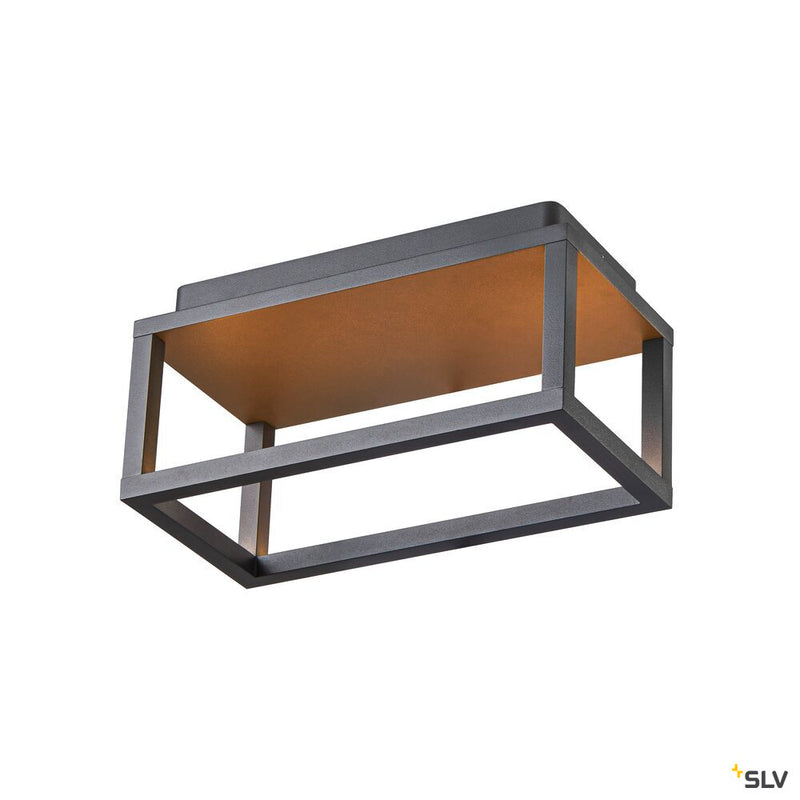 SLV 1005201 QUADRULO WL, LED outdoor wall-mounted light, anthracite