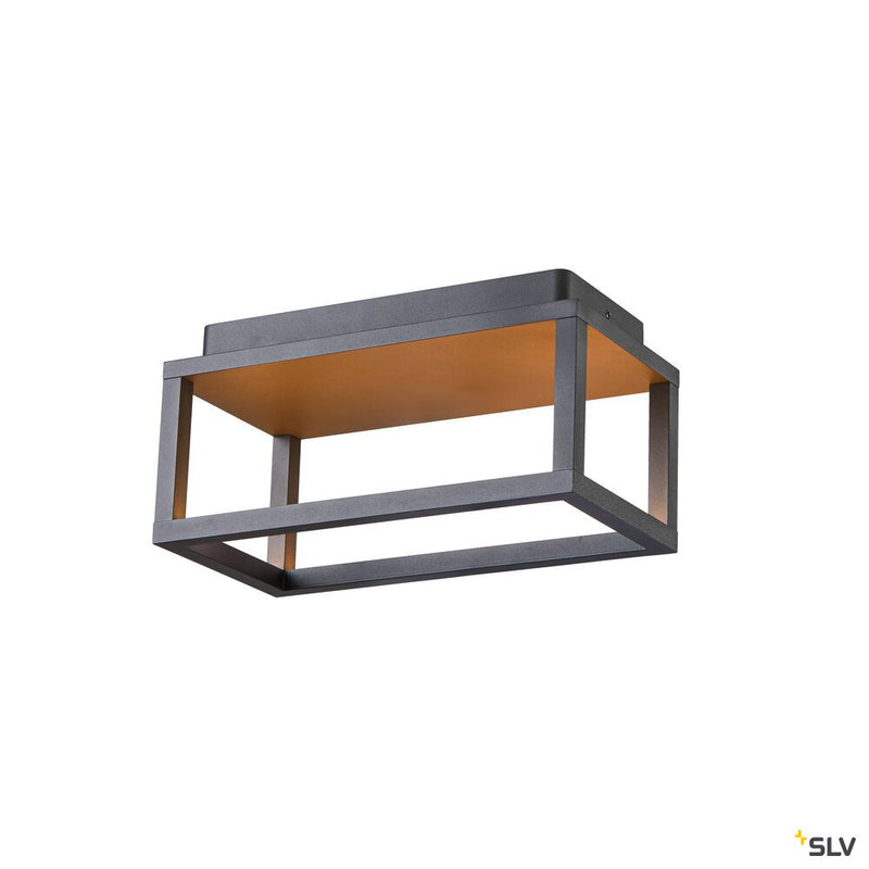 SLV 1005201 QUADRULO WL, LED outdoor wall-mounted light, anthracite