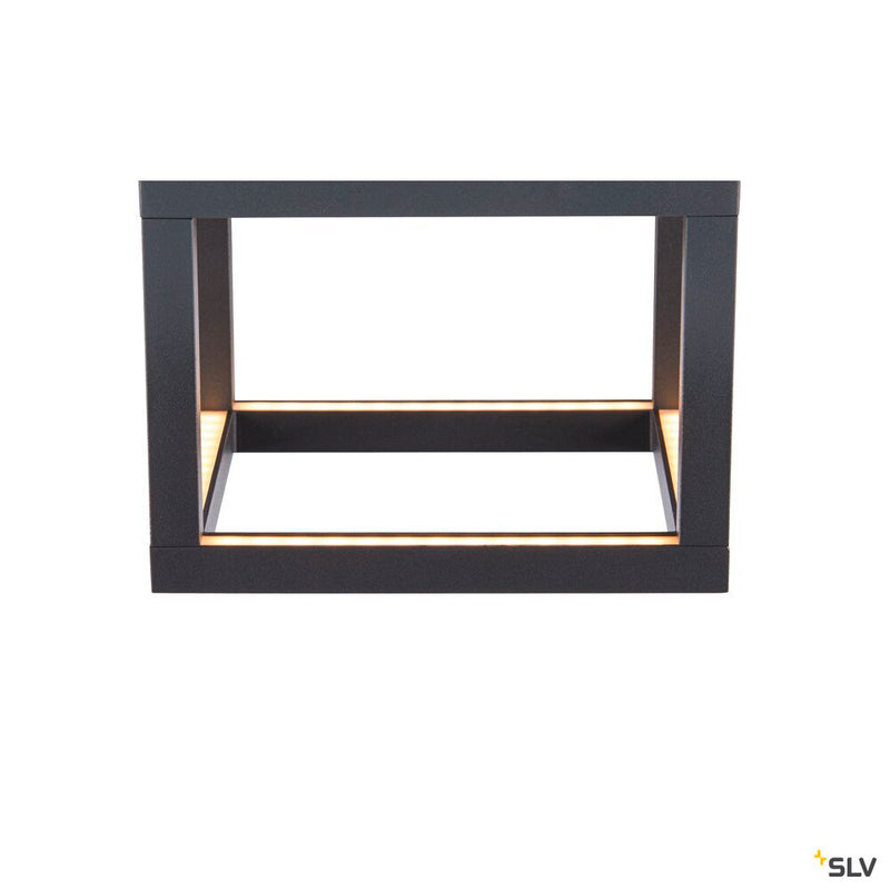 SLV 1005202 QUADRULO CL, LED outdoor ceiling-mounted light, anthracite