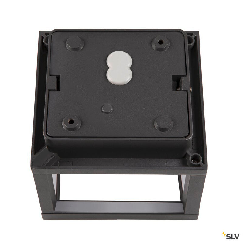 SLV 1005202 QUADRULO CL, LED outdoor ceiling-mounted light, anthracite