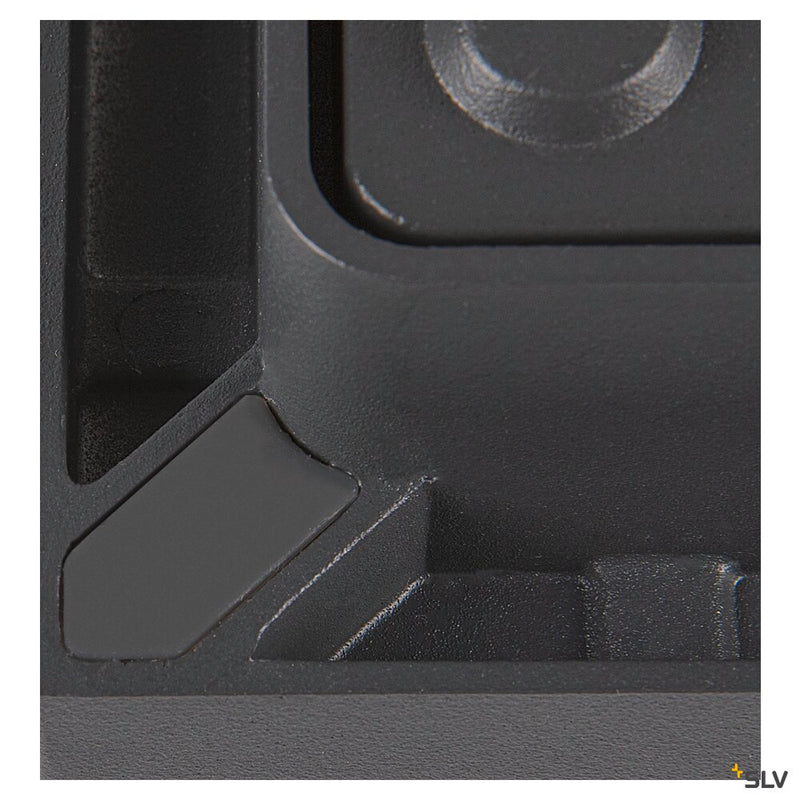 SLV 1005202 QUADRULO CL, LED outdoor ceiling-mounted light, anthracite