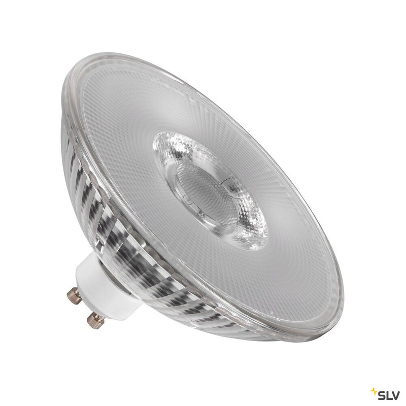 SLV 1005274 QPAR111 GU10, transparent LED light, 8 W 2700 K CRI 90 38°