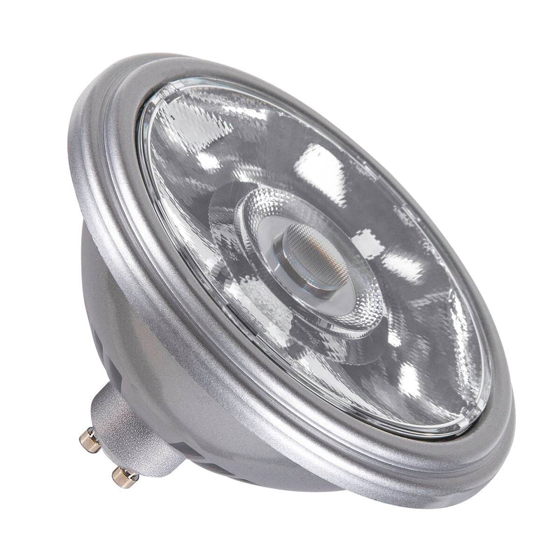 SLV ES111 silver 12.5W COB LED lamp GU10 base dimmable, CRI 90