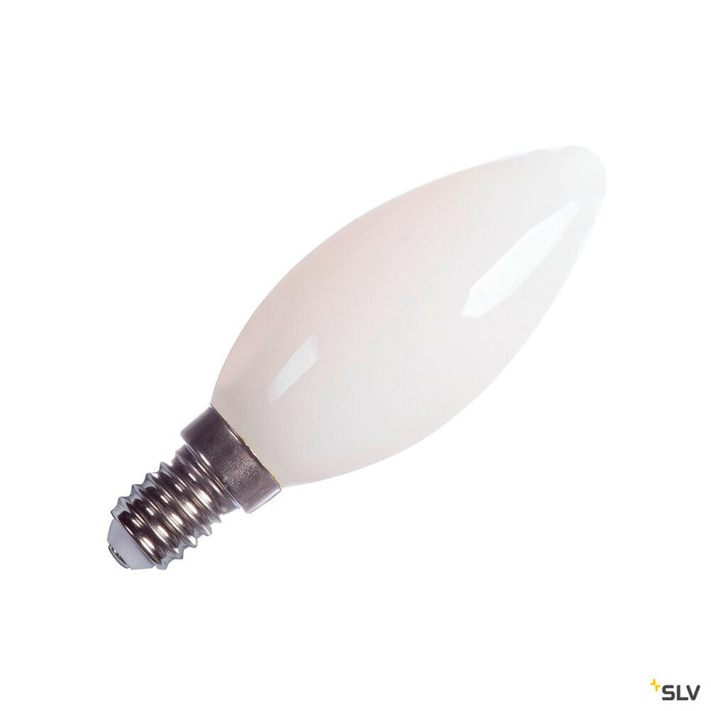 SLV 1005285 C35 E14, Frosted LED light, 4.2 W 2700 K CRI 90 320°