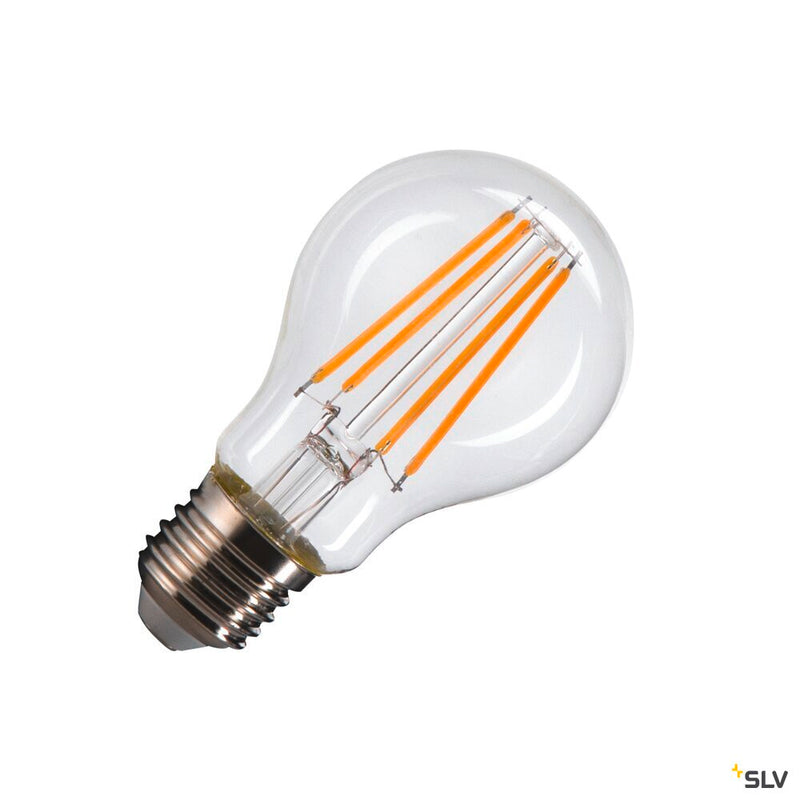 SLV 1005303 A60 E27, transparent LED light, 7.5 W 2700 K CRI 90 320°