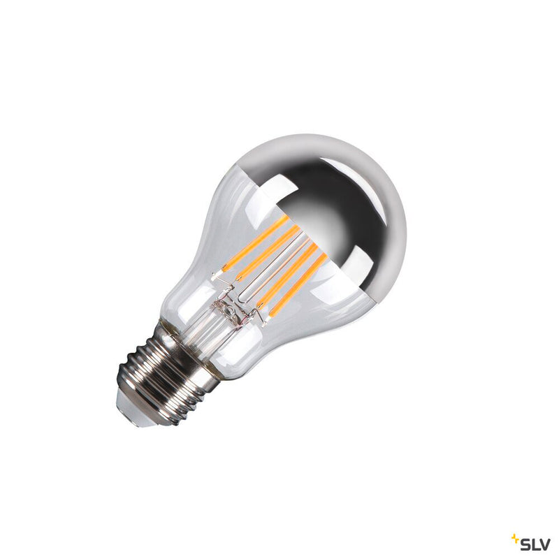 SLV 1005305 A60 E27 Mirrorhead, chrome LED light, 7.5 W 2700 K CRI 90 180°