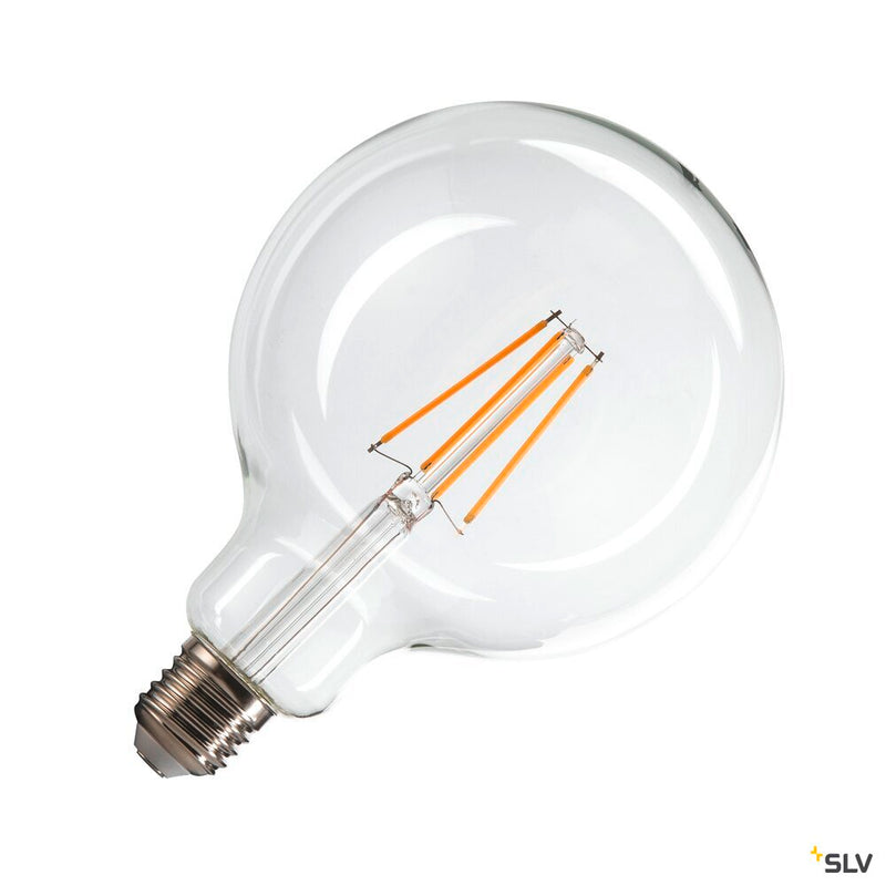 SLV 1005310 G125 E27, transparent LED light, 7.5 W 2700 K CRI 90 320°