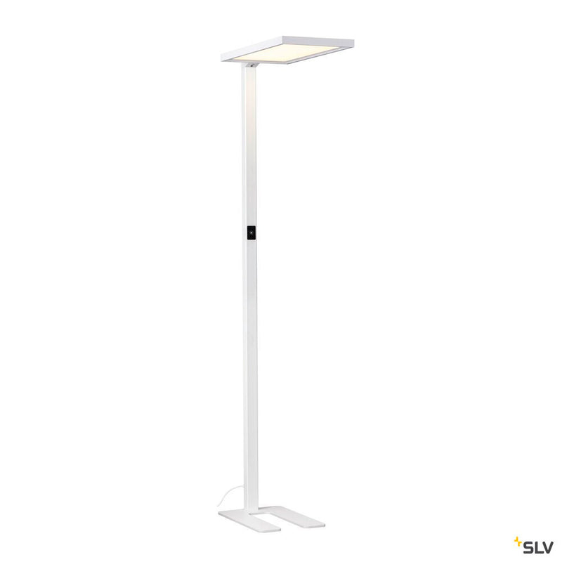 SLV 1005391 WORKLIGHT, white free-standing lamp. 79 W 4000 K 80°