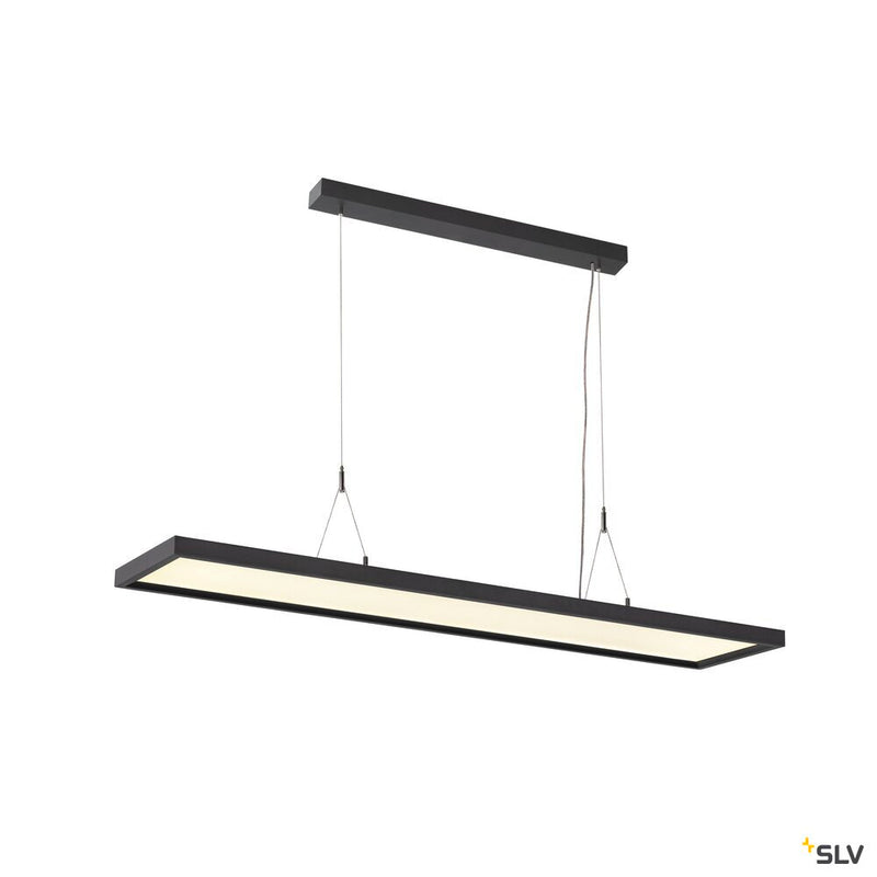 SLV 1005395 WORKLIGHT DALI, black pendant light, 57 W 4000 K 80°