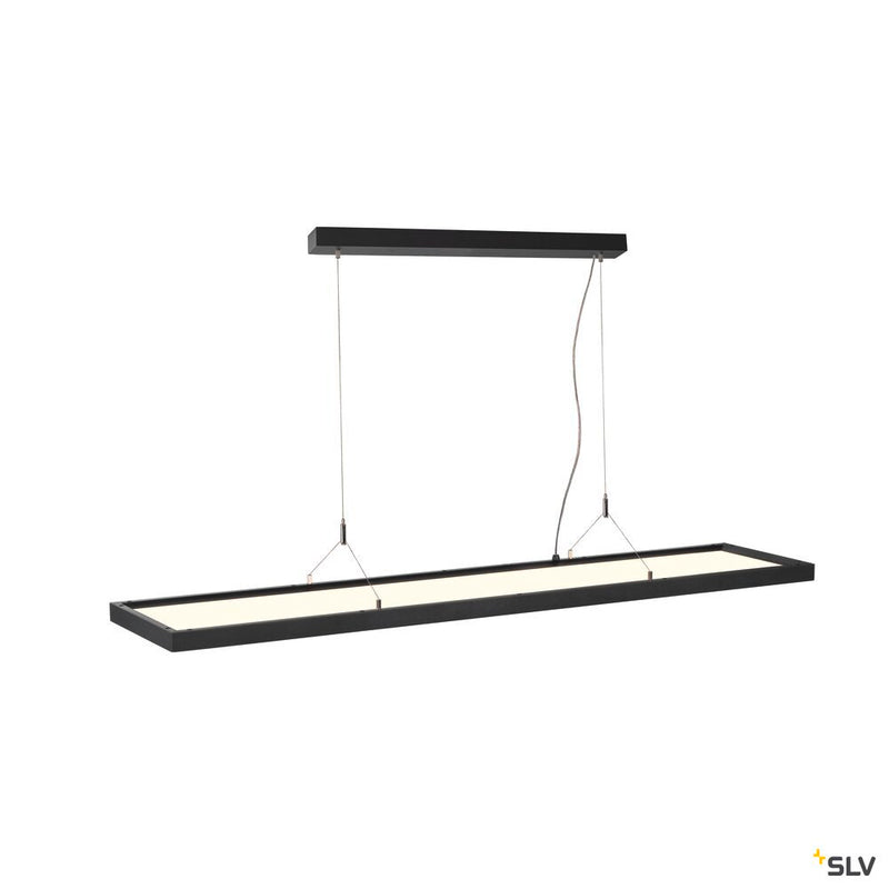 SLV 1005395 WORKLIGHT DALI, black pendant light, 57 W 4000 K 80°