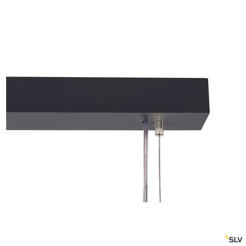 SLV 1005395 WORKLIGHT DALI, black pendant light, 57 W 4000 K 80°