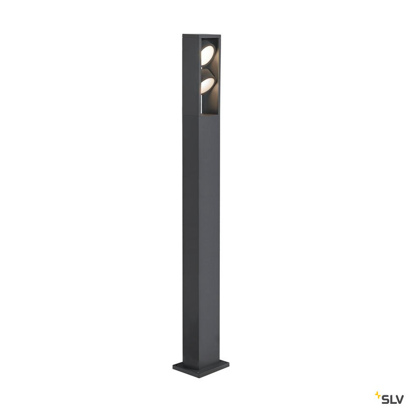 SLV 1005439 ESKINA FRAME 125 Pole double, anthracite free-standing lamp, 27 W 3000/4000 K 95°