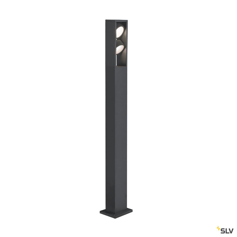 SLV 1005439 ESKINA FRAME 125 Pole double, anthracite free-standing lamp, 27 W 3000/4000 K 95°